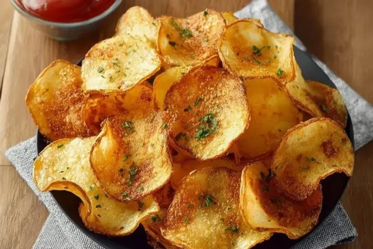 Homemade Air Fryer Potato Chips