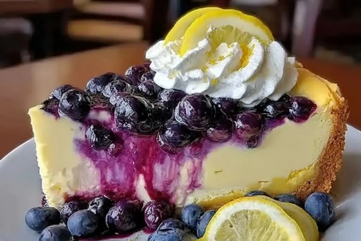Lemon Blueberry Cheesecake Magic