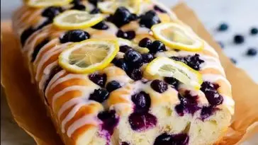 Lemon Blueberry Focaccia Bread