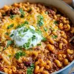 One Pot Chili Mac and Cheese