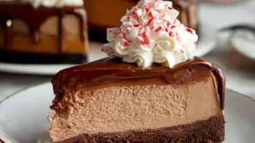 Peppermint Mocha Cheesecake