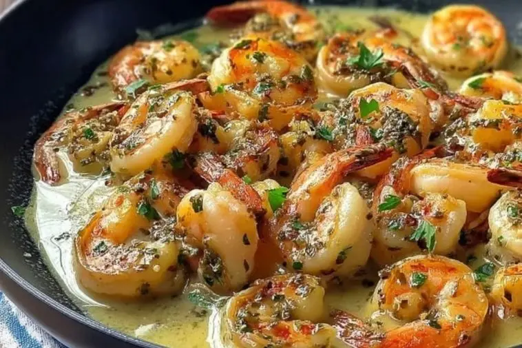 Shrimp with Garlic and Coconut Milk