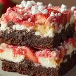 Strawberry Crunch Brownie Bars