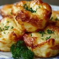 Cheesy Mashed Potato Puffs