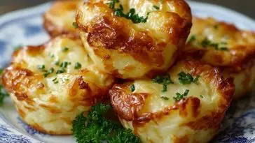 Cheesy Mashed Potato Puffs