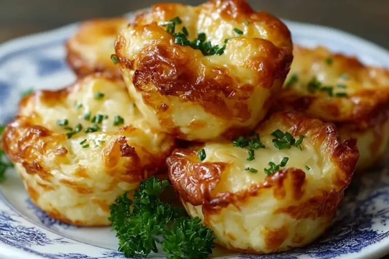 Cheesy Mashed Potato Puffs