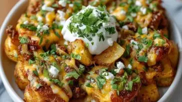 Cheesy Taco Potatoes