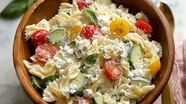 Cottage Cheese Pasta Salad