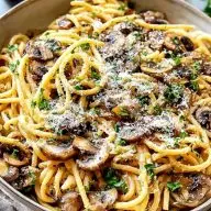 Cozy Mushroom Parmesan Pasta