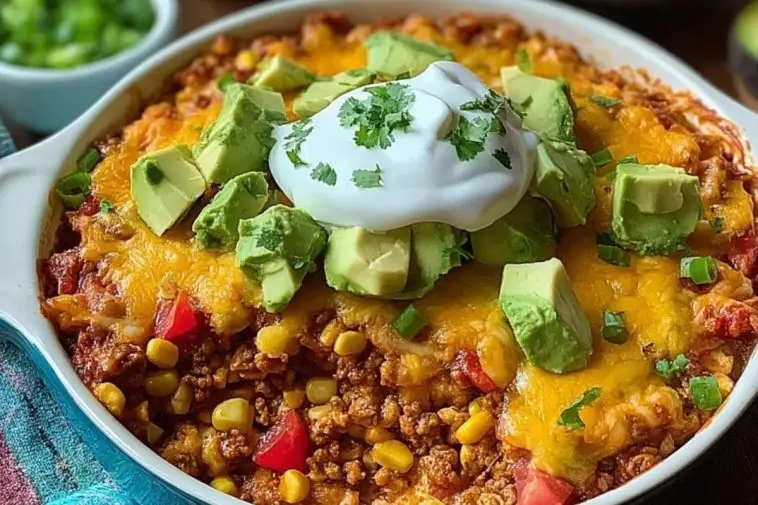 Cozy Pioneer Woman Taco Casserole
