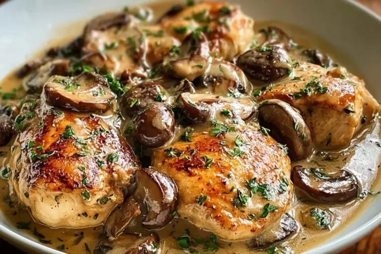 Easy Creamy Chicken Marsala
