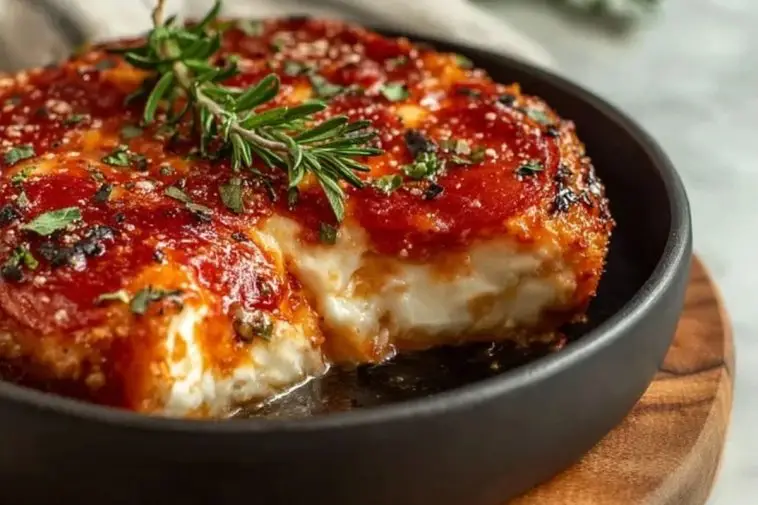 Homemade Cottage Cheese Pizza Bowl