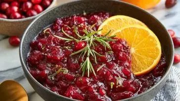 Homemade Cranberry Orange Sauce