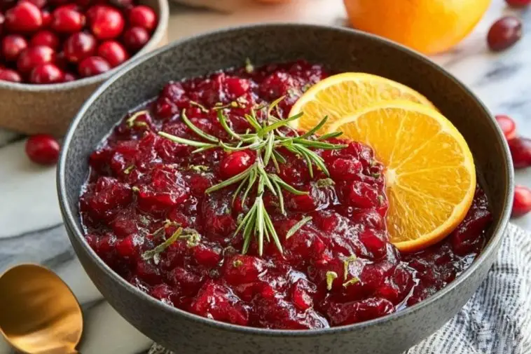 Homemade Cranberry Orange Sauce