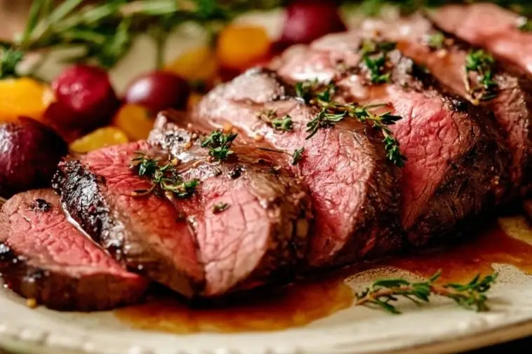 Juiciest Top Round Roast