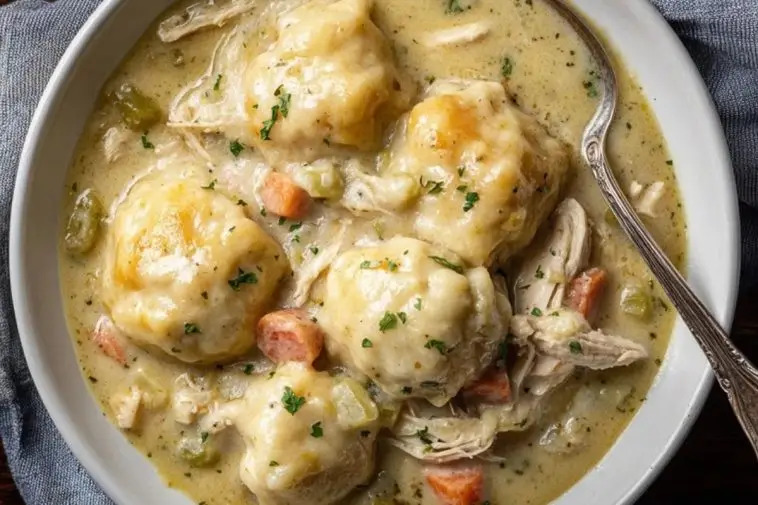 One Pot Chicken and Dumplings