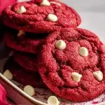 Soft Red Velvet Cookies