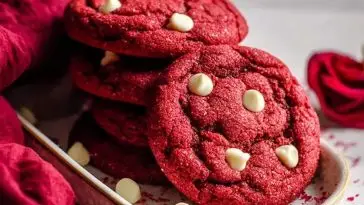 Soft Red Velvet Cookies